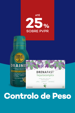 Produtos para controlo de peso com destaque promocional de até 25% sobre preço de Venda ao Público Recomendado